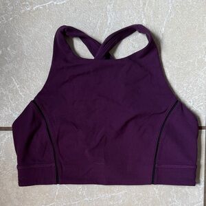 Lululemon Athletica Deep Purple Sports Bra